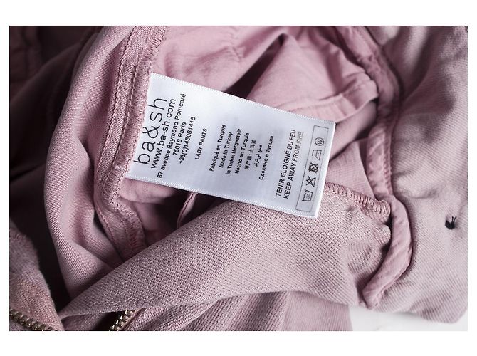 Autre Marque Ba&Sh Pantalones rosas de algodón - vista 5