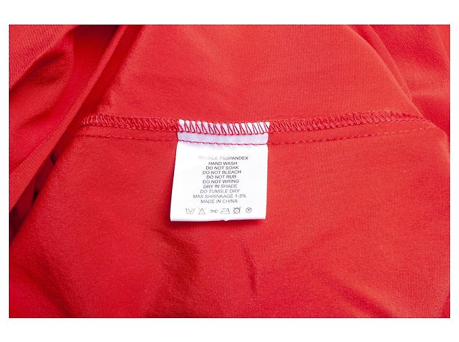 Autre Marque Charlotte Sparre, rote Bluse mit Obermaterial - Ansicht 5