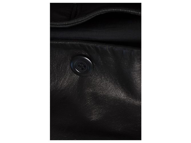 EMPORIO ARMANI, Lederblazer Schwarz - Ansicht 5