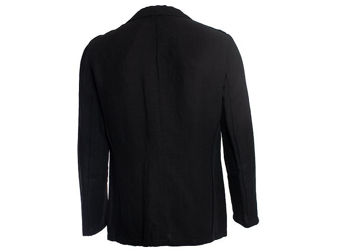 EMPORIO ARMANI, Leinenblazer in Schwarz - Ansicht 2