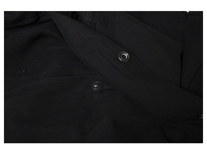 EMPORIO ARMANI, Leinenblazer in Schwarz - Ansicht 6
