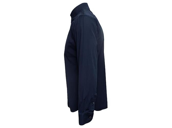 Camisa Prada de algodão azul - vista 4