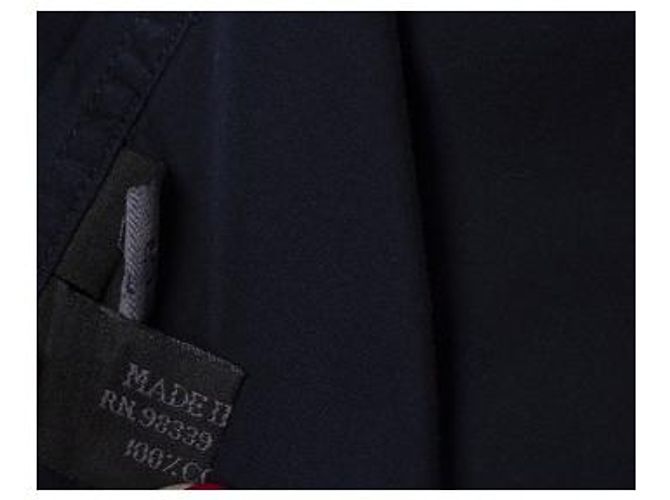 Camisa Prada de algodão azul - vista 6