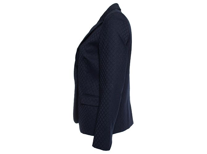 ZADIG & VOLTAIRE, dunkelblauer Blazer mit Lurex - Ansicht 3