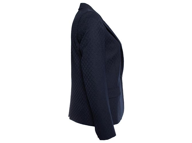 ZADIG & VOLTAIRE, dunkelblauer Blazer mit Lurex - Ansicht 4