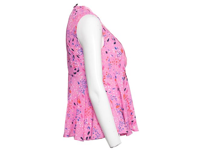 Elisabetta Franchi, Top rosa con estampado. - vista 4