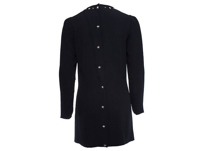 Isabel Marant, Abito krista nero con borchie. - vista 2