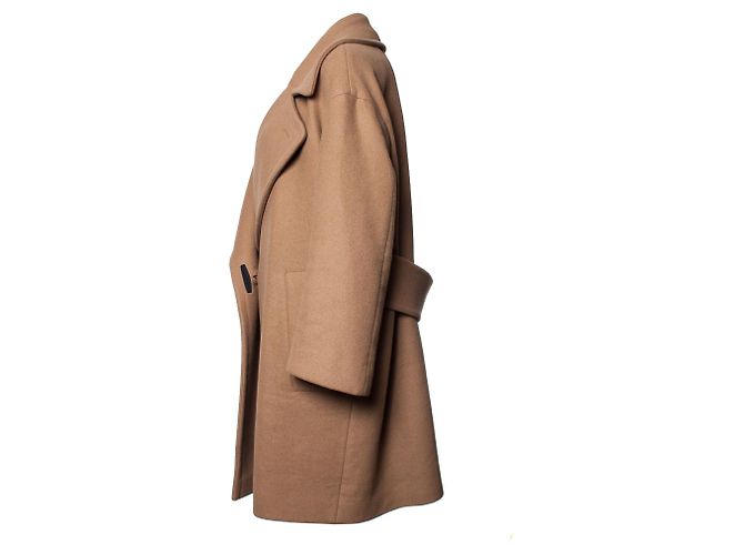 Gucci, Abrigo oversize de cachemir marrón. Castaño - vista 3