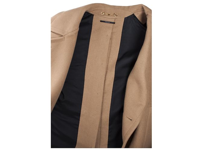 Gucci, Abrigo oversize de cachemir marrón. Castaño - vista 5
