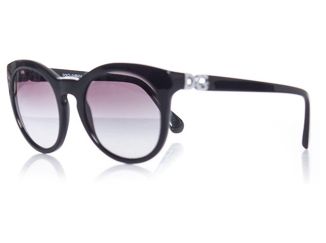 DOLCE & GABBANA, Occhiale da sole oversize con montatura nera Nero - vista 2