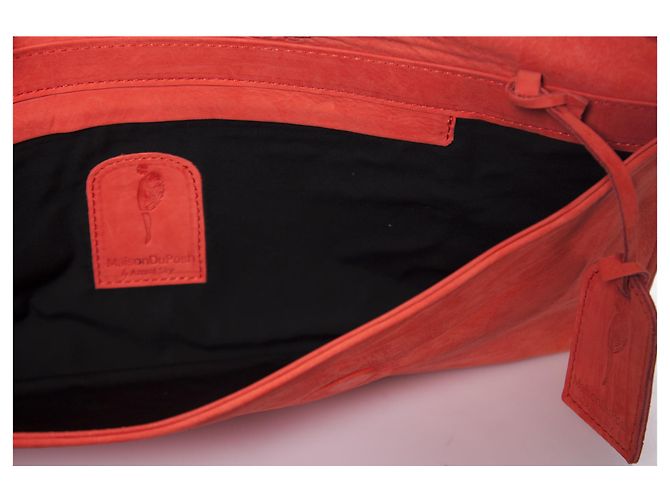 Autre Marque Maison Du Posh, pochette rosa corallo Arancione - vista 5