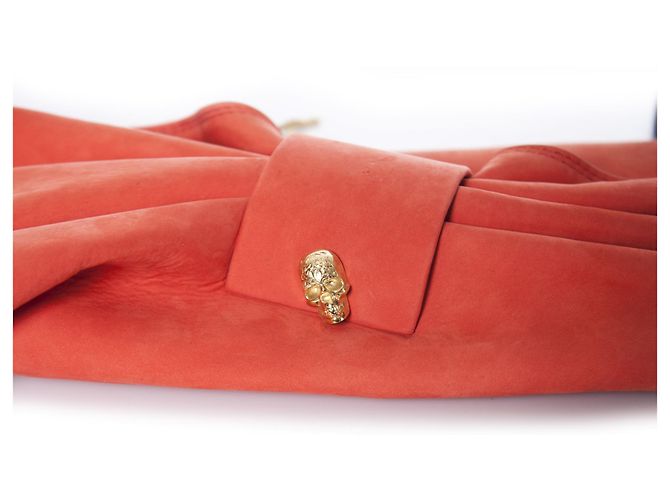 Autre Marque Maison Du Posh, pochette rosa corallo Arancione - vista 6