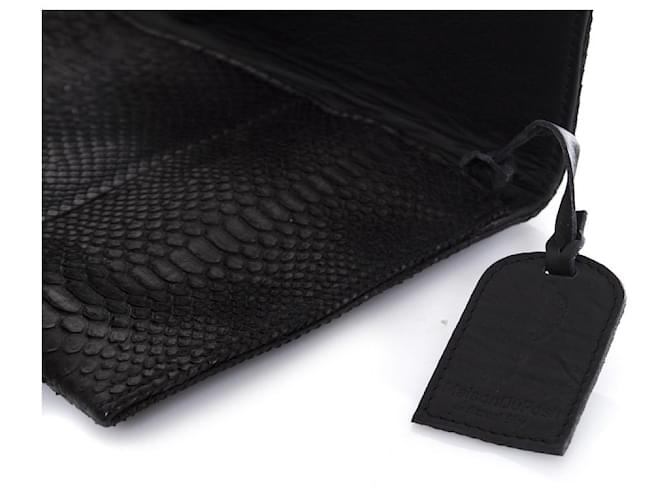 Autre Marque Maison Du Posh, Knöchelring-Python-Kupplung Schwarz - Ansicht 5