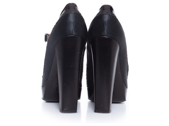 LANVIN, décolleté con plateau brogue Blu - vista 5