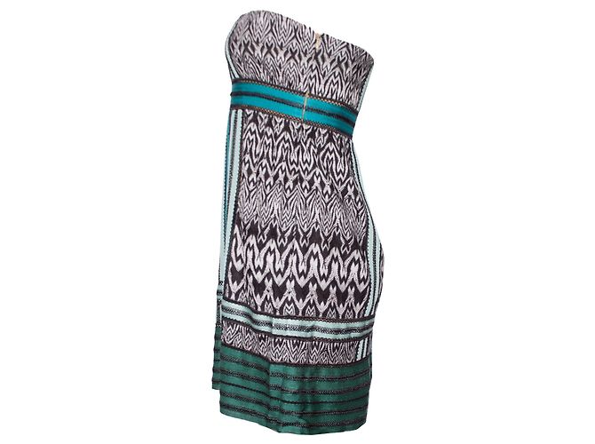 MISSONI, trägerloses Kleid in Grüntönen - Ansicht 2