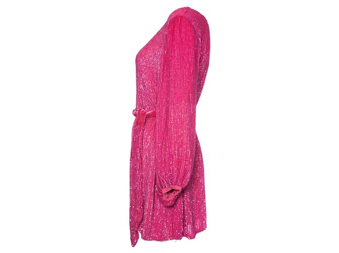 Autre Marque Retrofete, Rosafarbenes Grace-Kleid Pink - Ansicht 3