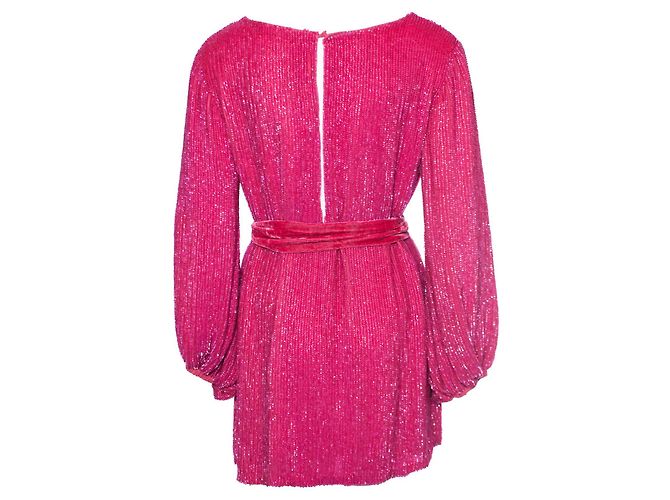 Autre Marque Retrofete, Rosafarbenes Grace-Kleid Pink - Ansicht 4