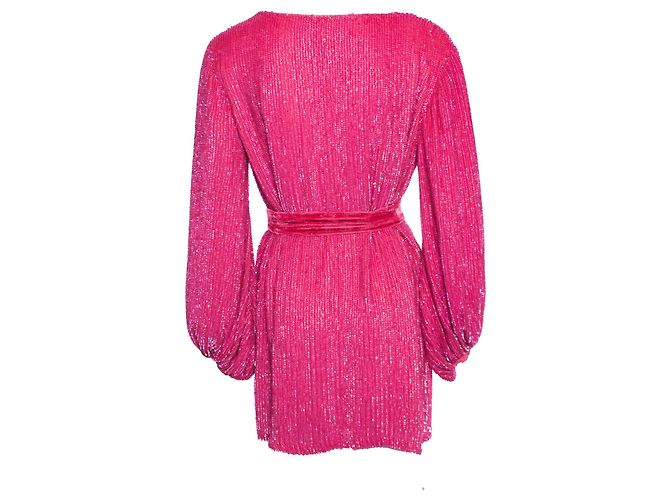 Autre Marque Retrofete, Rosafarbenes Grace-Kleid Pink - Ansicht 5
