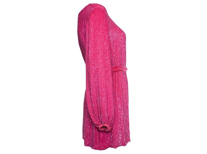 Autre Marque Retrofete, Rosafarbenes Grace-Kleid Pink - Ansicht 6