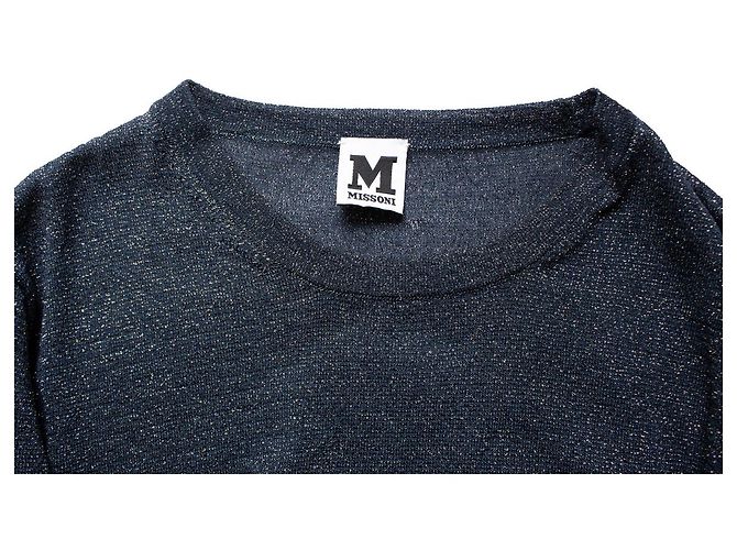 M MISSONI, top de lúrex en azul - vista 6