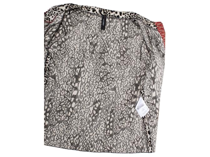 MARC CAIN, Strickjacke mit Leopardenmuster Braun - Ansicht 5