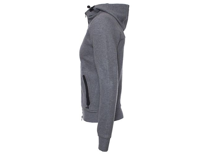 WOOLRICH, Grauer Cardigan mit Kapuze - Ansicht 5