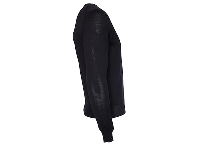 Corneliani, Suéter de lã preta Preto - vista 3