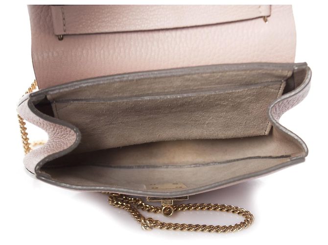 Chloé Chloe, Borsa Drew in rosa cemento - vista 10
