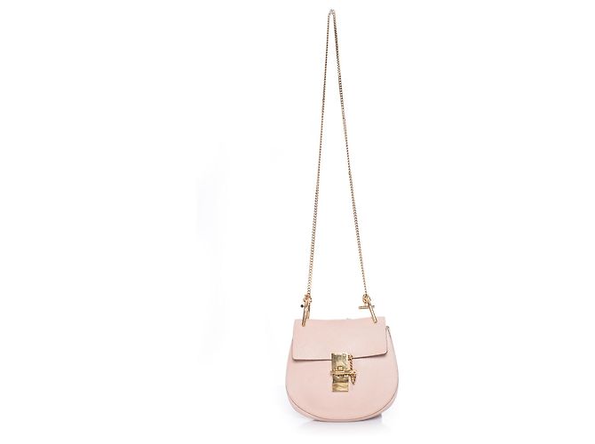 Chloé Chloe, Borsa Drew in rosa cemento - vista 3