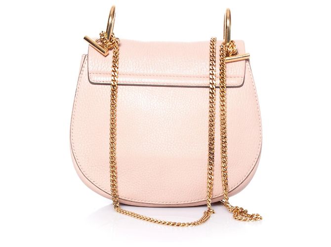 Chloé Chloe, Borsa Drew in rosa cemento - vista 4