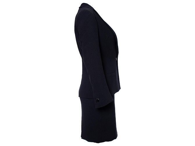 Gianni Versace Couture, traje a rayas Negro - vista 4