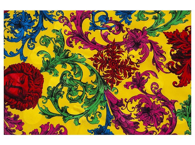 Gianni Versace Versace dell'atelier, Sciarpa con Medusa multicolore - vista 3