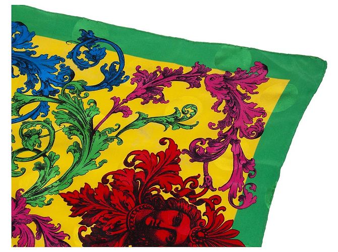 Gianni Versace Versace dell'atelier, Sciarpa con Medusa multicolore - vista 6