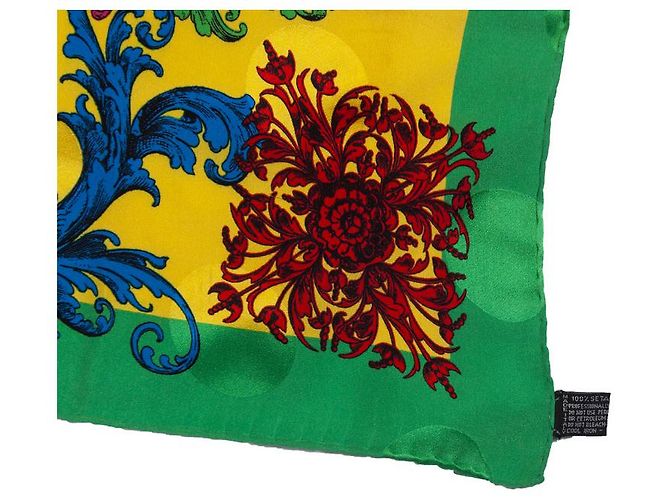Gianni Versace Versace dell'atelier, Sciarpa con Medusa multicolore - vista 8