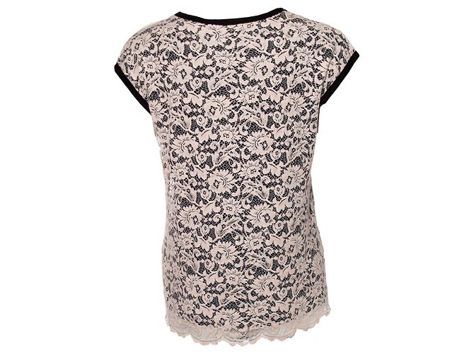 DOLCE & GABBANA, top de encaje rosa empolvado - vista 2