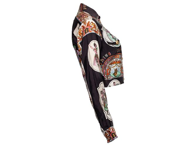 Gianni Versace Couture, Jacke mit Ballerina-Print Mehrfarben - Ansicht 3