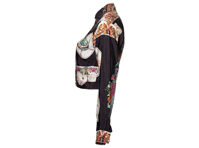 Gianni Versace Couture, Jacke mit Ballerina-Print Mehrfarben - Ansicht 4