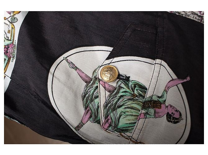Gianni Versace Couture, Jacke mit Ballerina-Print Mehrfarben - Ansicht 7