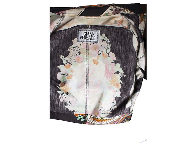 Gianni Versace Couture, Jacke mit Ballerina-Print Mehrfarben - Ansicht 8