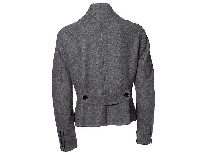 Autre Marque Josephine & Co, Graue, gefütterte Wolljacke - Ansicht 2
