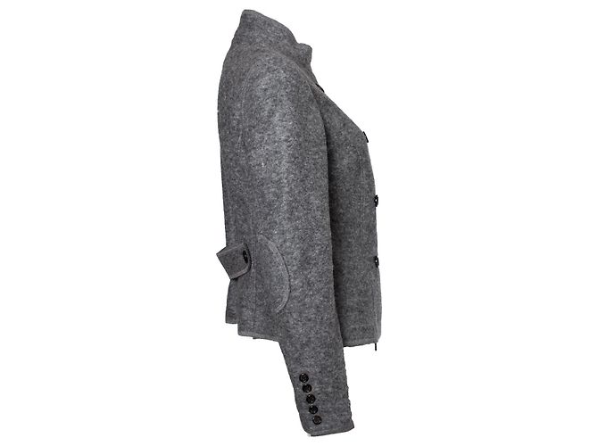 Autre Marque Josephine & Co, Graue, gefütterte Wolljacke - Ansicht 3