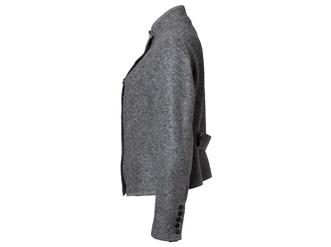 Autre Marque Josephine & Co, Graue, gefütterte Wolljacke - Ansicht 4