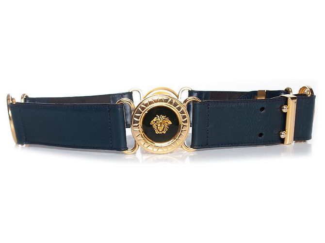 Gianni Versace Couture, Blauer Taillengürtel - Ansicht 2