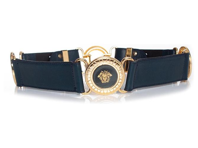 Gianni Versace Couture, Blauer Taillengürtel - Ansicht 4