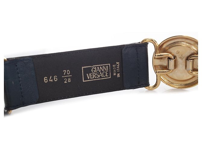 Gianni Versace Couture, Blauer Taillengürtel - Ansicht 8