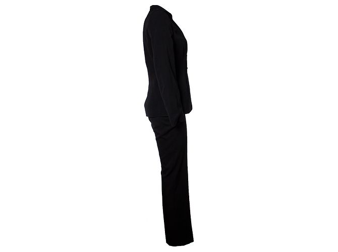 Conjunto Versace de Lã Preto com Blazer e Calça - vista 5