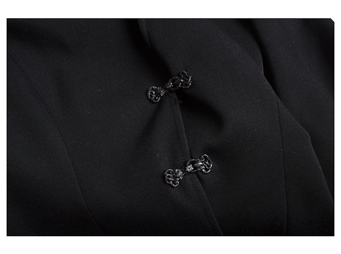 Conjunto Versace de Lã Preto com Blazer e Calça - vista 6