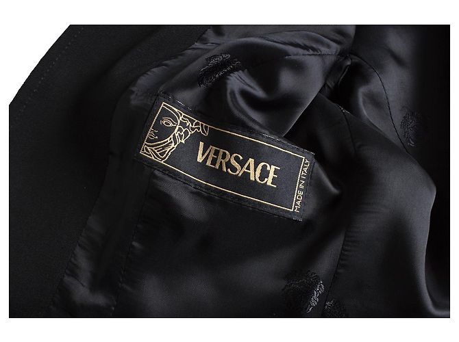 Conjunto Versace de Lã Preto com Blazer e Calça - vista 8