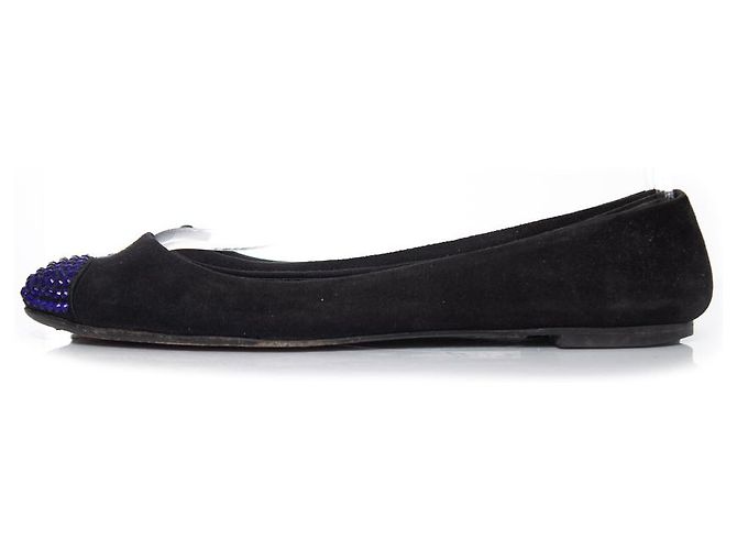 Autre Marque Giuseppe Zanotti, Bailarinas de gamuza Negro - vista 2