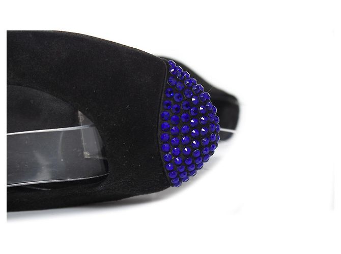 Autre Marque Giuseppe Zanotti, Bailarinas de gamuza Negro - vista 9